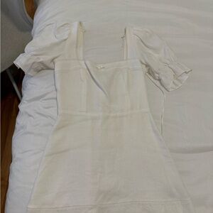 Reformation White Mini Dress